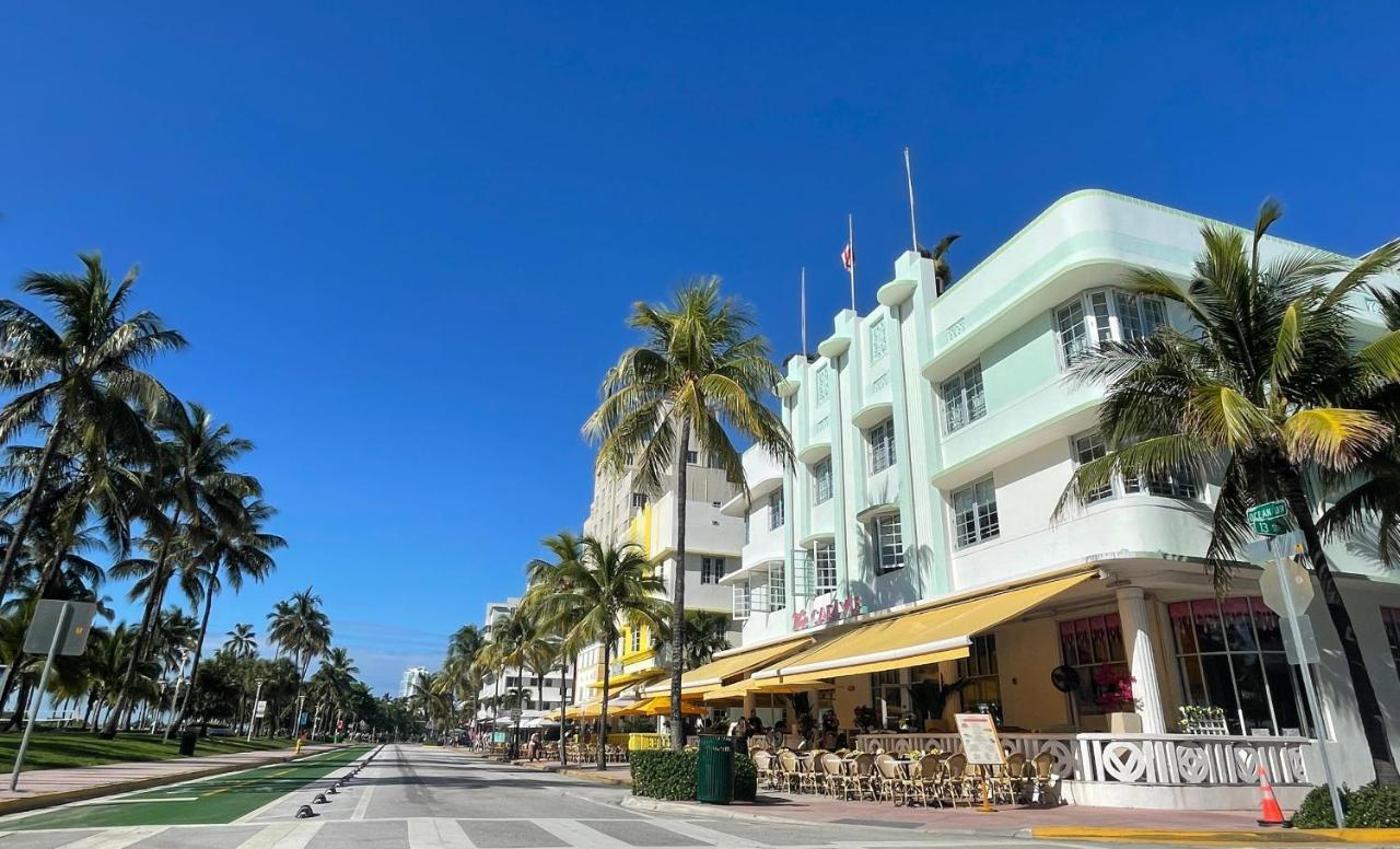 Beachfront Apt In Carlyle Hotel On Ocean Drive ไมอามีบีช ภายนอก รูปภาพ